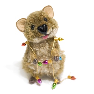 Quokka fényfüzérrel - otthon & életmód - dekoráció - dísztárgy - Meska.hu