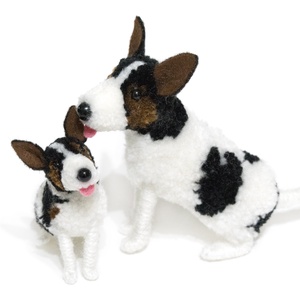 Pompon kutyusok - otthon & életmód - dekoráció - dísztárgy - Meska.hu