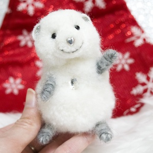 Kristálymaci - ezüst - otthon & életmód - dekoráció - dísztárgy - Meska.hu