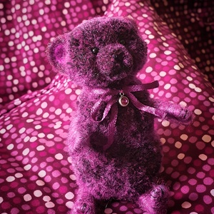 Pom - Teddy maci - Bíborka - Meska.hu