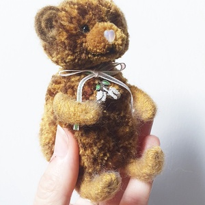Pom - Teddy maci - Irizke - otthon & életmód - dekoráció - dekoratív figurák és szobrok - Meska.hu