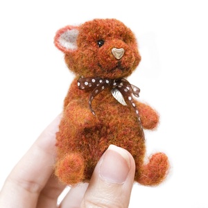 Pom - Teddy maci - Ezüst Kislevél - otthon & életmód - dekoráció - dekoratív figurák és szobrok - Meska.hu