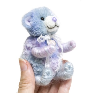 Pom - Teddy maci - Pöttöm Lila Orr - otthon & életmód - dekoráció - dekoratív figurák és szobrok - Meska.hu