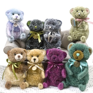 Pom - Teddy maci - Pöttöm Lila Orr - otthon & életmód - dekoráció - dekoratív figurák és szobrok - Meska.hu
