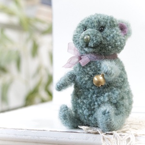 Pom - Teddy maci - A Csengettyűs - otthon & életmód - dekoráció - dekoratív figurák és szobrok - Meska.hu