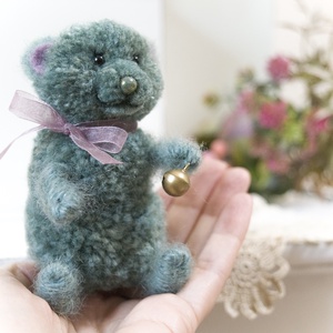 Pom - Teddy maci - A Csengettyűs - otthon & életmód - dekoráció - dekoratív figurák és szobrok - Meska.hu