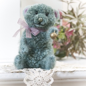 Pom - Teddy maci - A Csengettyűs - otthon & életmód - dekoráció - dekoratív figurák és szobrok - Meska.hu