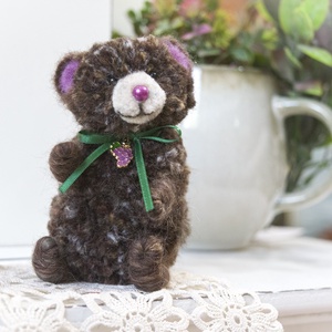 Pom - Teddy maci - Szőlőfürt - Meska.hu