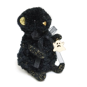 Pom - Teddy Halloween maci és a Szomorú Szellem - otthon & életmód - dekoráció - halloween - halloweeni figurák - Meska.hu