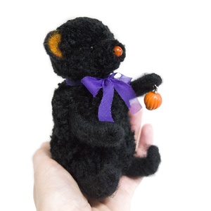 Pom - Teddy Halloween maci és a Tök - otthon & életmód - dekoráció - halloween - halloweeni figurák - Meska.hu
