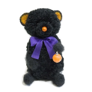 Pom - Teddy Halloween maci és a Tök - otthon & életmód - dekoráció - halloween - halloweeni figurák - Meska.hu