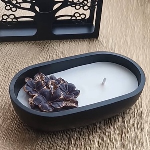 Csendes emlékezés illatgyertya, Otthon & Életmód, Gyertya, illat, aroma, Gyertya, Gyertya-, mécseskészítés, MESKA