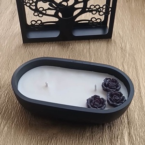 Csendes emlékezés illatgyertya - otthon & életmód - gyertya, illat, aroma - gyertya - Meska.hu