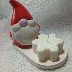 Manó tégelyes illatgyertya - karácsony - karácsonyi lakásdekoráció - karácsonyi illatgyertya, mécses - Meska.hu