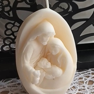 Szent Család szójagyertya - Meska.hu