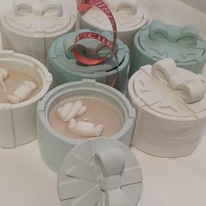 Karácsonyi mini gyertya mézeskalács illattal -40g, Karácsony, Karácsonyi lakásdekoráció, Karácsonyi illatgyertya, mécses, Gyertya-, mécseskészítés, MESKA