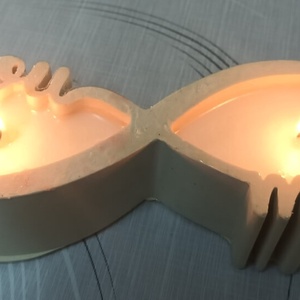 YOU ME illatgyertya - karácsony - karácsonyi lakásdekoráció - karácsonyi illatgyertya, mécses - Meska.hu