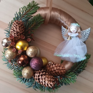 2 az 1-ben Ajtódísz - karácsony - adventi díszek - adventi ajtódísz - Meska.hu