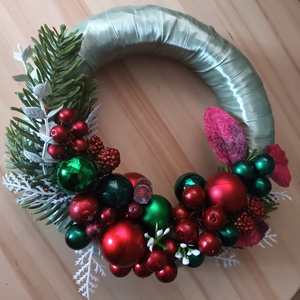 2 az 1-ben Ajtódísz - karácsony - adventi díszek - adventi ajtódísz - Meska.hu