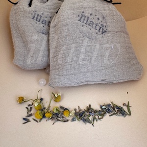 Pamutgéz gyógynövényes zsák ásvánnyal - Meska.hu