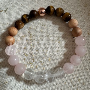 Aromakarkötő- Védelmező szeretet, Ékszer, Karkötő, Ásványkarkötő, Gyöngyfűzés, gyöngyhímzés, MESKA