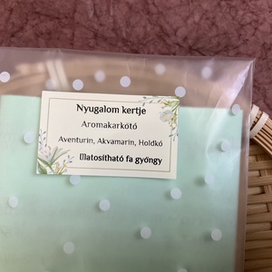 Aroma karkötő - nyugalom kertje - ékszer - karkötő - ásványkarkötő - Meska.hu