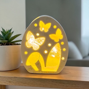 Mesefény tojás - pillangós éjjeli fény mesekártyával , Ünnepi díszek, dekorációk, Húsvéti díszek és dekorációk, Húsvéti tojás, hímestojás, , MESKA