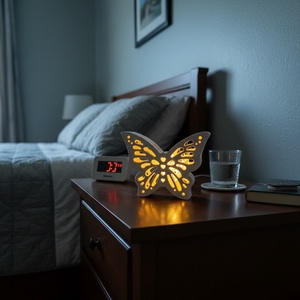 Pillangó hangulatfény � kézzel készült dekor és ajándék - otthon & életmód - dekoráció - dísztárgy - Meska.hu