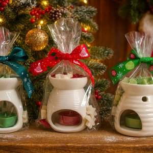 Ünnepi illatvarázs-Illatviasz párologtató csomag - Meska.hu