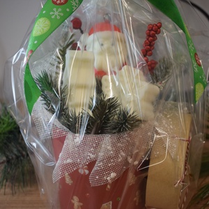 Szeretet almája illatbox, Karácsony, Karácsonyi lakásdekoráció, Karácsonyi illatgyertya, mécses, Gyertya-, mécseskészítés, MESKA