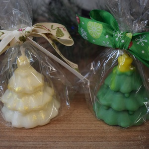 Karácsonyfa illatgyertya - Meska.hu