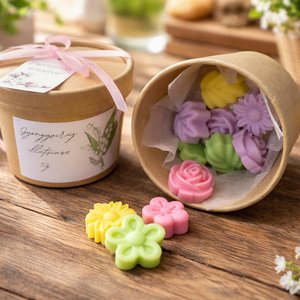 Virágformájú illatviasz - Meska.hu