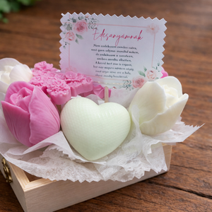 Szívből Neked Virágos Ajándékdoboz, Otthon & Életmód, Gyertya, illat, aroma, Illatviasz, , MESKA