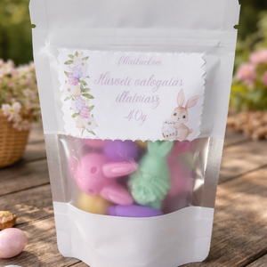 Húsvéti illatviasz válogatás díszdobozban � nyuszis ajándékcsomag - otthon & életmód - gyertya, illat, aroma - illatviasz - Meska.hu