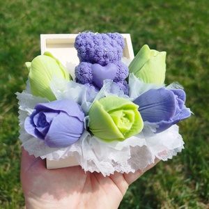 Szívből Neked Virágos Ajándékdoboz, Otthon & Életmód, Gyertya, illat, aroma, Illatviasz, , MESKA