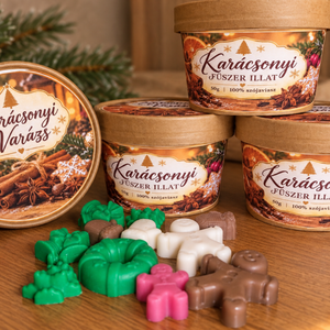 Karácsony illatai illatviasz - otthon & életmód - gyertya, illat, aroma - illatviasz - Meska.hu