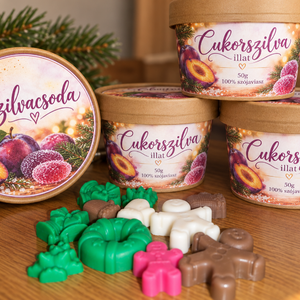Karácsony illatai illatviasz - otthon & életmód - gyertya, illat, aroma - illatviasz - Meska.hu