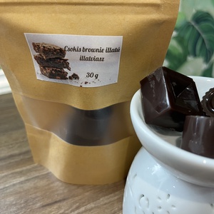 Csokis brownie illatú szójaviasz illatviasz 30 gramm - otthon & életmód - gyertya, illat, aroma - illatviasz - Meska.hu