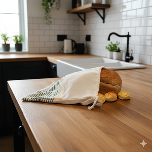 Kézzel szövött kenyereszsák - 1 kg - Meska.hu