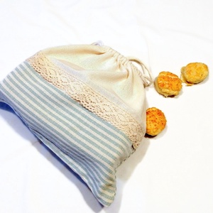 Kézzel szövött kenyereszsák - 1 kg - otthon & életmód - konyhafelszerelés, tálalás - konyhai tárolás - kenyértartó - Meska.hu