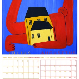 2026-os falinaptár A4 - otthon & életmód - dekoráció - fali és függő dekoráció - falinaptár & öröknaptár - Meska.hu