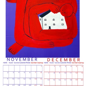 2026-os falinaptár A4 - otthon & életmód - dekoráció - fali és függő dekoráció - falinaptár & öröknaptár - Meska.hu