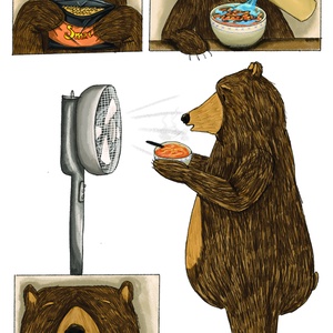 Levesezős Maci, Művészet, Grafika & Illusztráció, Digitális, Fotó, grafika, rajz, illusztráció, MESKA