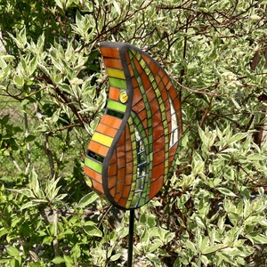 Kerti dísz, leszúrható mozaik dekoráció - tükrös, fagyálló - otthon & életmód - ház & kert - kerti dísz - Meska.hu