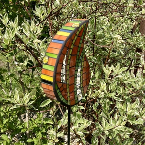 Kerti dísz, leszúrható mozaik dekoráció - tükrös, fagyálló - otthon & életmód - ház & kert - kerti dísz - Meska.hu