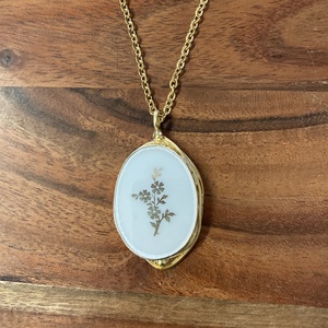 Aranyozott medál - mentett francia porcelán darabok - medál vagy nyaklánc, I, Ékszer, Nyaklánc, Medálos nyaklánc, Mozaik, Ékszerkészítés, MESKA