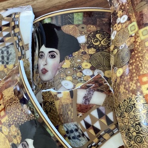 Aranyozott medál - mentett porcelán darabok - Adele medál vagy nyaklánc - ékszer - nyaklánc - medálos nyaklánc - Meska.hu