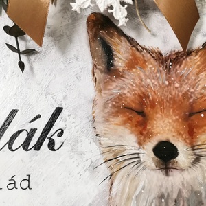  Family Téli Kopogtató, ajtódísz. Kérd saját szöveggel! - otthon & életmód - dekoráció - ajtó- és ablak dekoráció - ajtódísz & kopogtató - Meska.hu