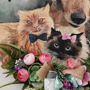 Kopogtató a saját kedvenceddel? Kopogtató, ajtódísz  - otthon & életmód - dekoráció - ajtó- és ablak dekoráció - ajtódísz & kopogtató - Meska.hu