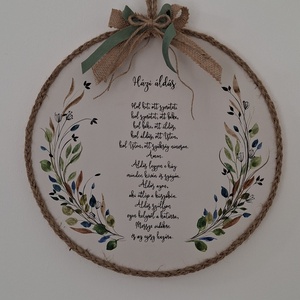 Házi áldás - otthon & életmód - dekoráció - ajtó- és ablak dekoráció - ajtódísz & kopogtató - Meska.hu